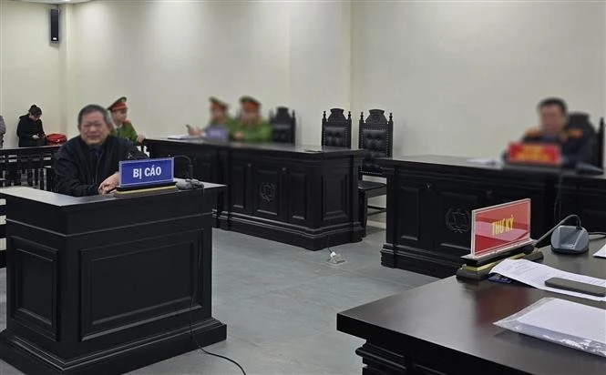 维持对被告陈廷展的一审判决。越通社