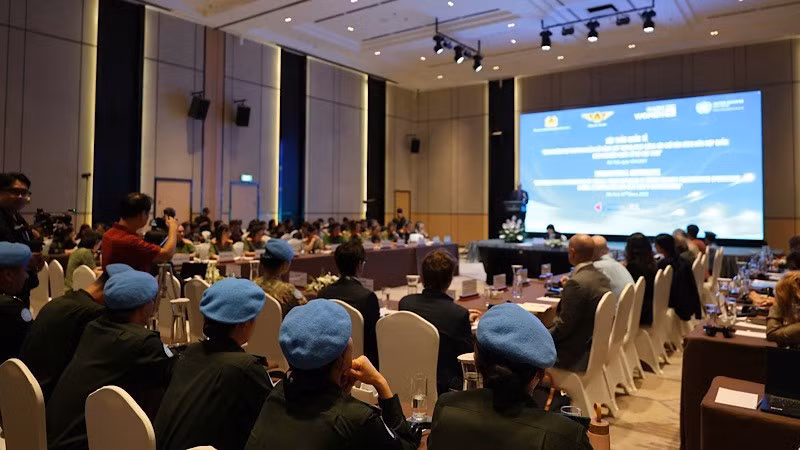 研讨会场景。图自越通社
