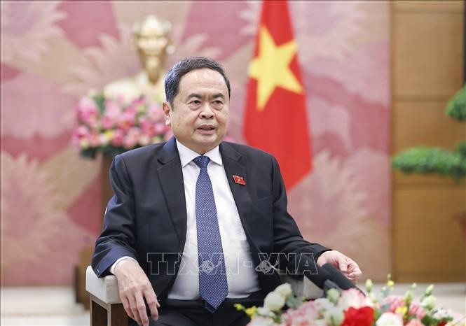 越南国会主席陈青敏。图自越通社