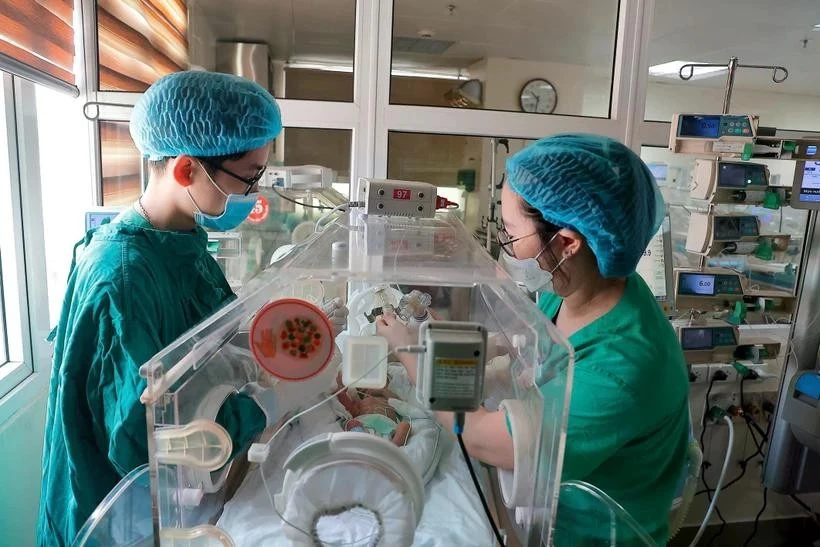 越南在保护母亲和新生儿生命方面取得了令人瞩目的进步。图自Vietnam+