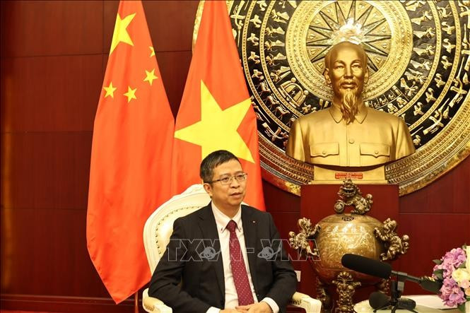 越南驻华大使范青平。图自越通社