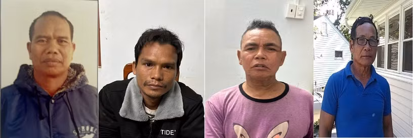 4名被告人。图自 congluan.vn