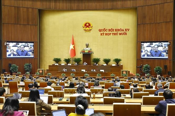 会议现场。图自越通社