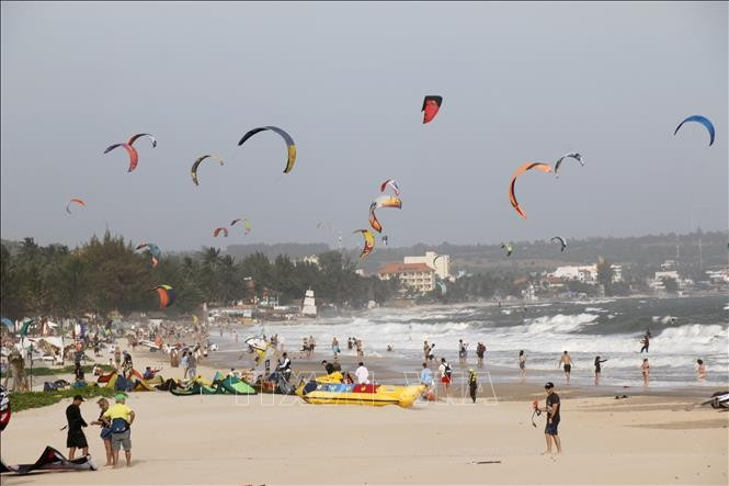 林同省美奈海滩。图自越通社