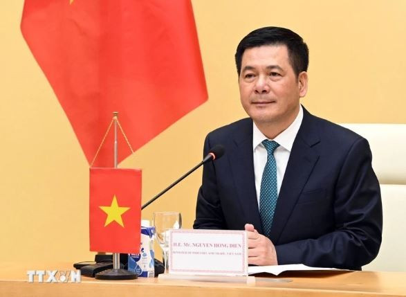 越南工贸部部长阮鸿延。图自越通社