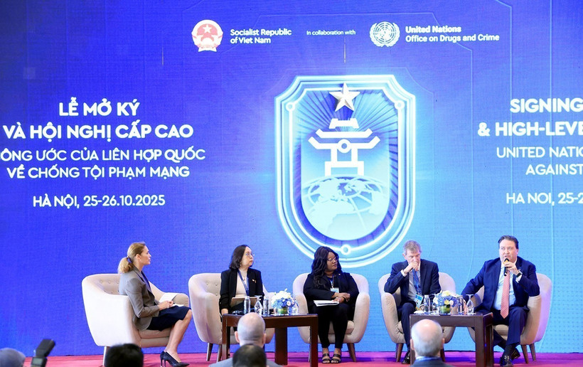 高级别政策座谈会现场。图自越通社