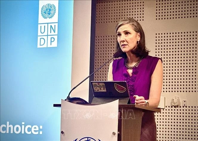 UNDP驻越常驻代表拉姆拉·哈利迪。图自越通社