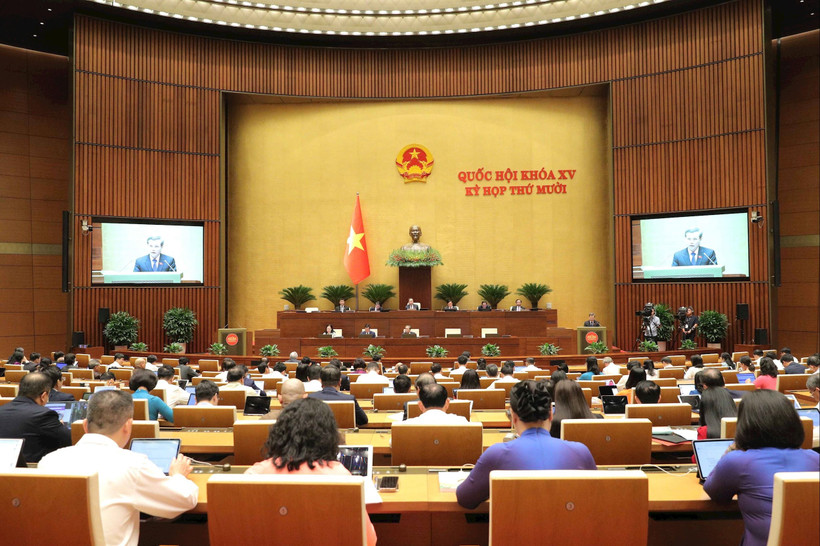 会议现场。图自越通社