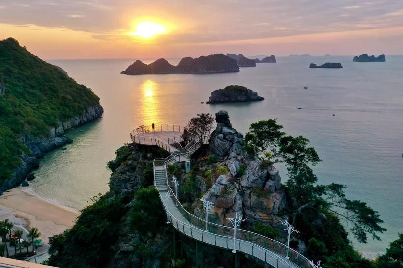 海防市吉婆岛。图自越通社
