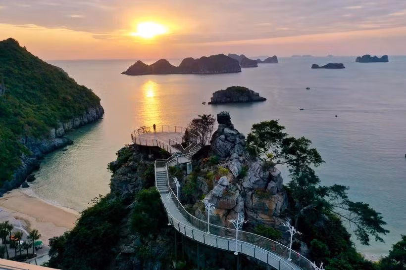 海防市吉婆岛。图自越通社