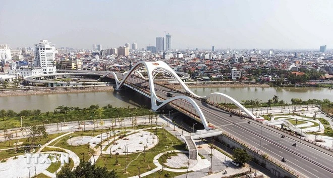 海防市一角。图自越通社