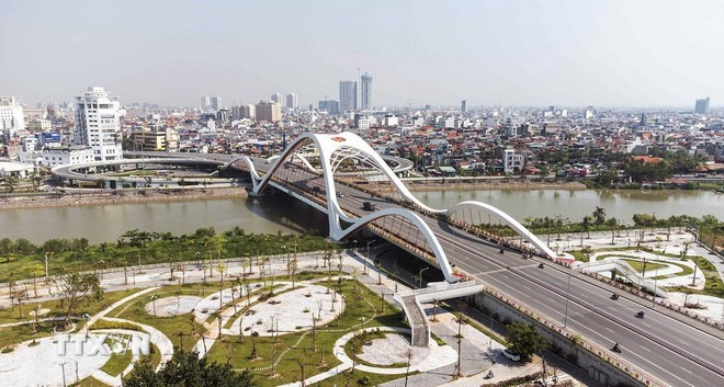 海防市一角。图自越通社