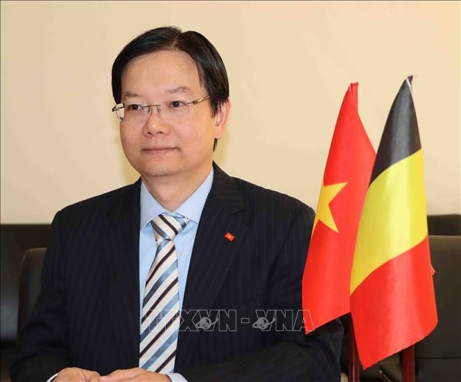 越南驻比利时和欧盟商务参赞、经济商务处处长陈玉军。图自越通社