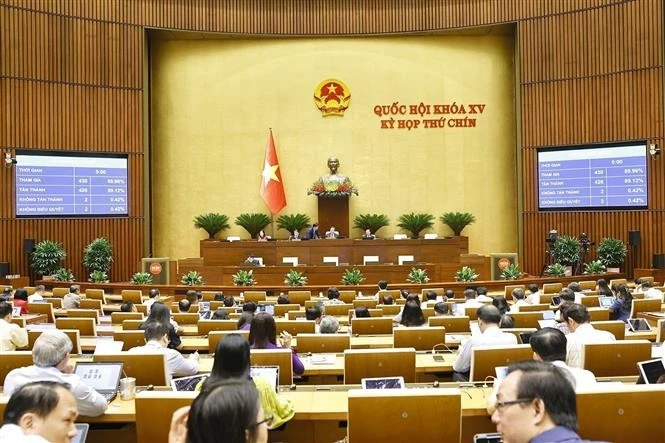 会议场景。图自越通社