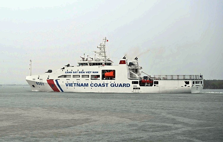 越南海警8001号船。图自越通社