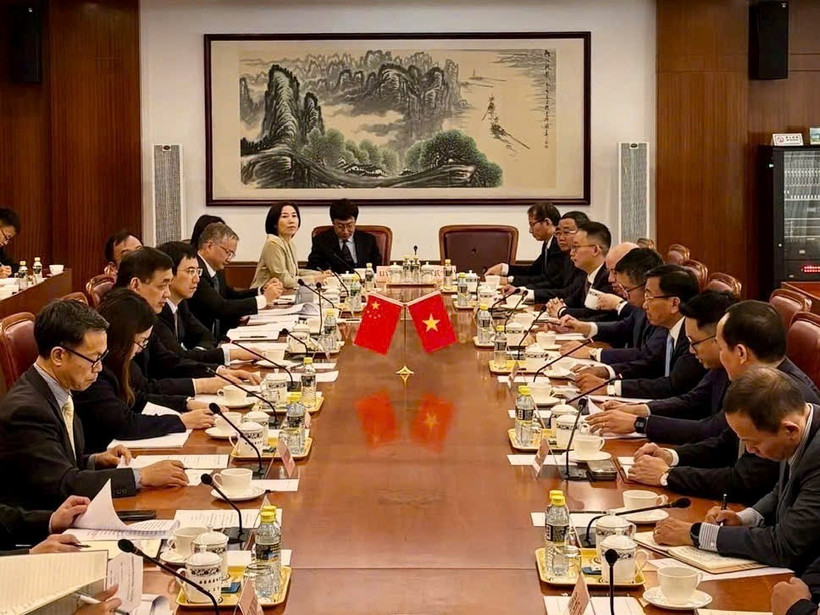 会议现场。图自越通社