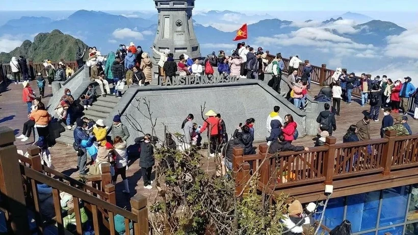 为期9天的春节假期被视为老街省旅游业的黄金机遇。图自越通社