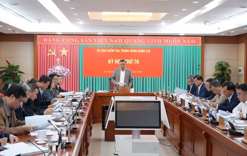 会议现场。图自越通社