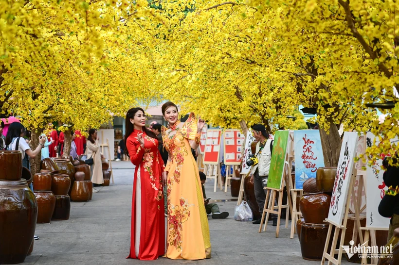 节临近，越南各地积极开展丰富多彩的文旅活动。图自互联网