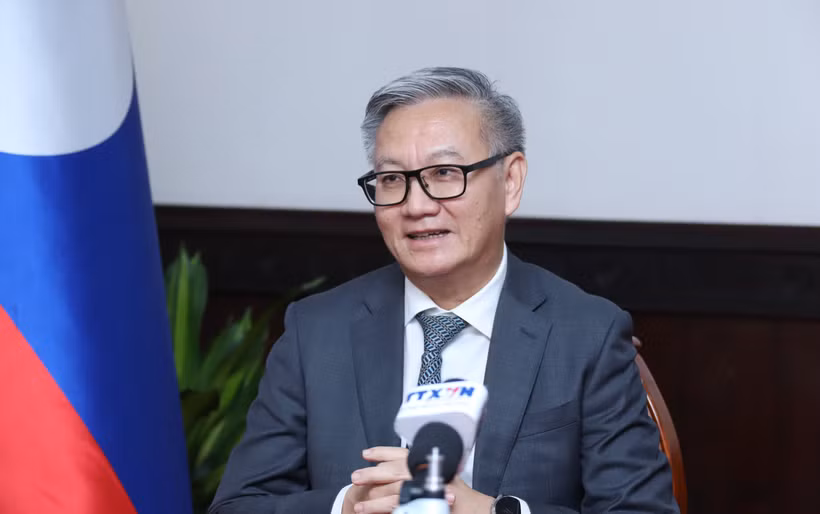 老挝外交部长通沙万·丰威汉。图自越通社