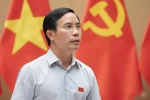范德印当选岘港市人民委员会主席一职。图自越通社