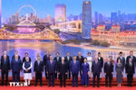与会代表合影。图自越通社