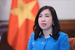 越南外交部副部长黎氏秋姮。图自越通社