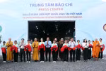 2025年联合国卫塞节新闻中心剪彩揭幕。图自越通社