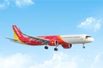 越捷航空的飞机。越捷供图