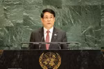 国家主席梁强在第80届联合国大会高级别一般性辩论上发表讲话。图自越通社