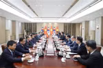 会谈现场。图自越通社