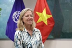 世界银行驻越南、柬埔寨和老挝首席代表玛丽亚姆·谢尔曼。图自越通社