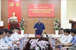 苏林总书记发表讲话。图自越通社