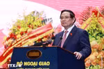 范明政总理发表讲话。图自越通社