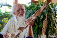 丁公映老人尽管已是98岁的高龄，却依然思维清晰敏捷，详细讲述着与采香产业相关的往事。图自互联网