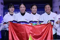越南女子掷球队成功卫冕世界锦标赛冠军。图自互联网