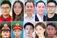 2025年十名越南模范青年。图自vietnamnet.vn