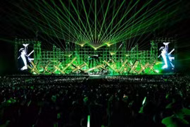 2025年长安音乐与创意的森林艺术节（Forestival 2025）于5月31日晚在长安名胜群溪谷岛精彩开。图自《人民报》