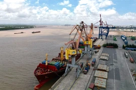 海防新武港。图自越通社