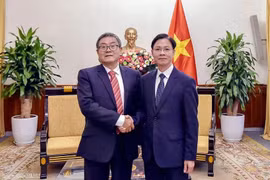 越南外交部副部长吴黎文会见中国外交部外交政策咨询委员会代表。图自《越南与世界报》