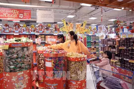 政府要求促进生产经营，扩大消费，保障丙午年春节市场供应。图自越通社