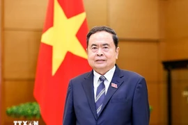 越南国会主席陈青敏。图自越通社