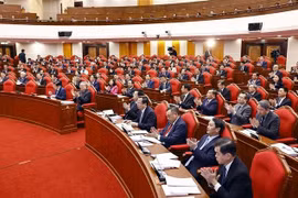 1月23日，越南共产党第十三届中央委员会会议在首都河内隆重开幕。图自越通社