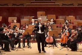 世界著名乐团维也纳交响乐团。图自越通社