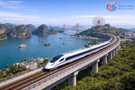 河内-广宁高速铁路项目效果图。图自《广宁电子报》