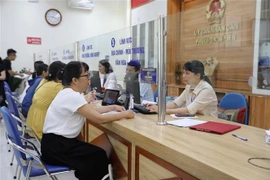 河内市金莲坊公共行政服务中心 图自越通社