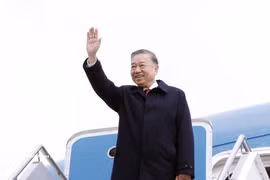 越共中央总书记、国家主席苏林圆满结束对澳大利亚的国事访问。图自越通社