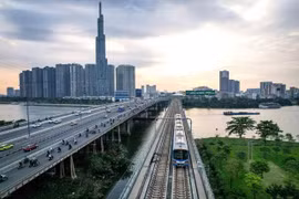 根据胡志明市2021-2030年期间的规划，到2050年，胡志明市将建设12条地铁线，总长600多公里。图自越通社