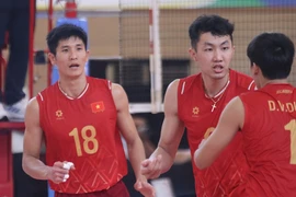 越南排球队第二次在东南亚排球联赛中夺得银牌。图自互联网