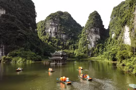 宁平省长安旅游区是游客的热门目的地。图自越通社